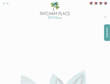 Tablet Screenshot of patchamplace.co.za